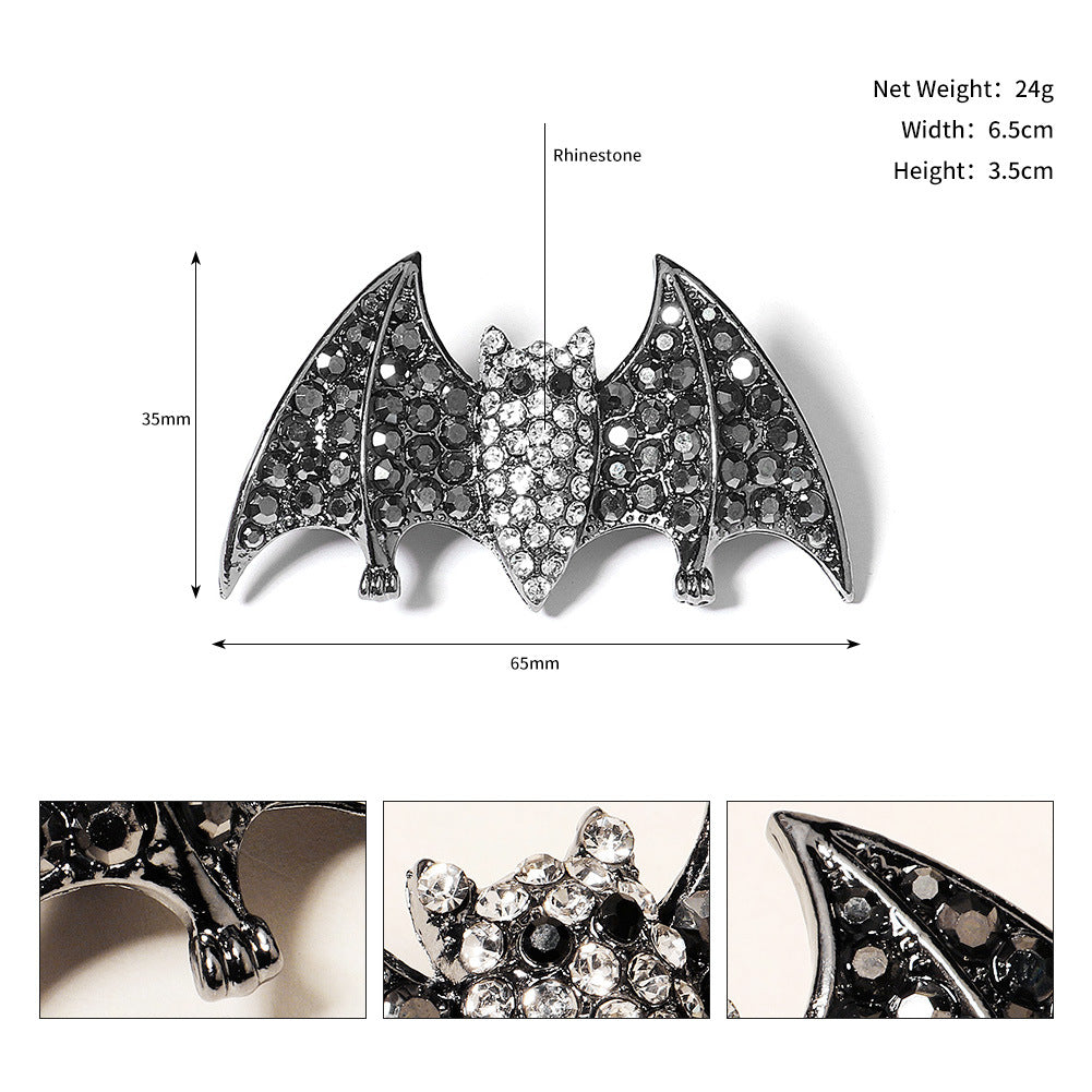 Wholesale Halloween Funny Rhinestone Hair Clips